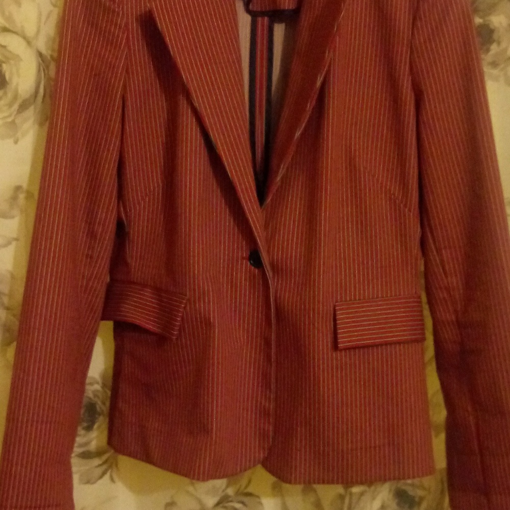 Old navy blazer red and blue